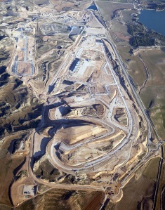 Vista aérea de Motorland  Foto cedida por Motorland Aragón